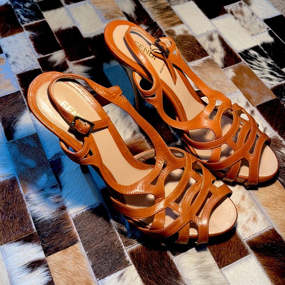 Fendi Leather Heels